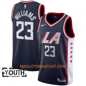 Maillot NBA Los Angeles Clippers Lou Williams 23 2018-19 Nike City Edition Navy Swingman - Enfant
